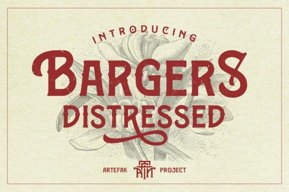Bargers Distressed: A Typeface for Creative Product Crafting