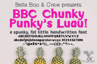BBC Chunky Punky Luau: A Bold Display Font for Digital Projects