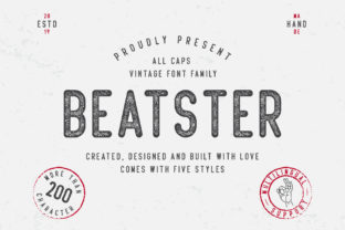 Beatster: A Handmade Display Typeface for Modern Web Design