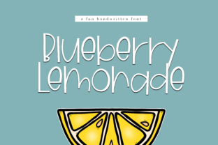 Blueberry Lemonade: The Handwritten Font for Fresh Marketing