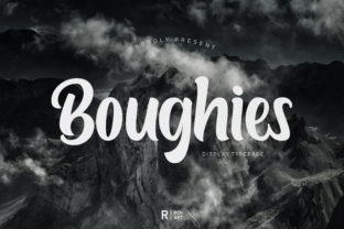 Boughies: A Bold Display Font for Your Business Branding