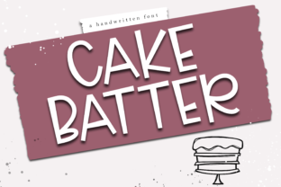 Cake Batter Font: A Whimsical Tool for Scroll-Stopping Marketing
