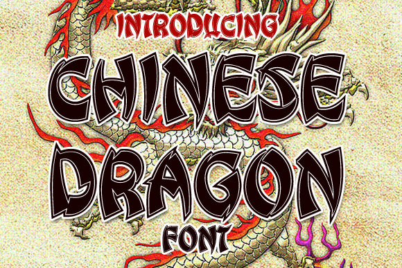 Chinese Dragon: The Bold Display Font for Modern Creators