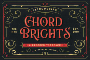 Chord Brights: A Playful Vintage Display Typeface