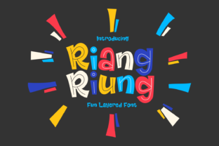 Exploring Riangriung: A Creative Typeface for Playful Branding