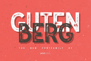 Gutenberg Family Font: A Display Typeface Built for Branding