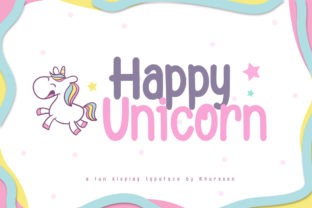 Happy Unicorn: The Friendly Display Font for Editorial Moments