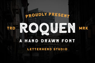 Introducing Roquen: A Hand-Drawn Display Font for Marketing