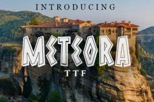 Meteora: A Display Font That Commands Your Attention