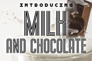 Milk and Chocolate: The Retro Display Font for Your Modern Campaigns