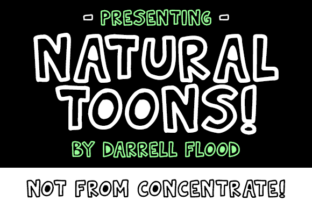 Natural Toons: A Font That Writes With a Marker and Smiles