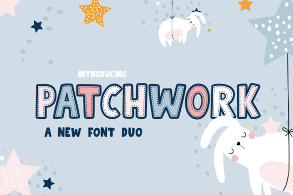 Patchwork Duo is a versatile font for campaign design