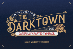 Reviewing Darktown: A Bold Vintage Display Font for Creative Branding
