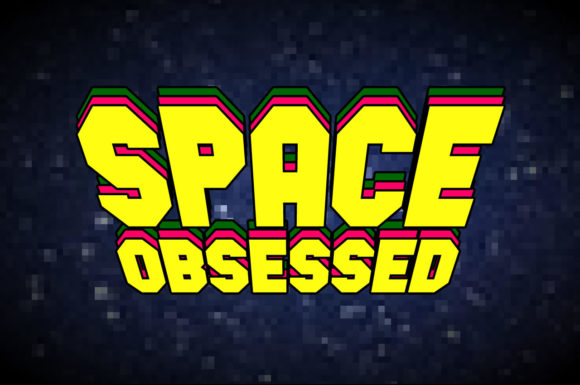 Space Obsessed: A Display Font for Bold Editorial Headlines