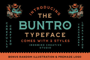 The Buntro: A Modern Display Font for Campaigns That Need to Stand Out