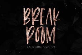 Using Breakroom: A Bold Brush Font for Branding Projects