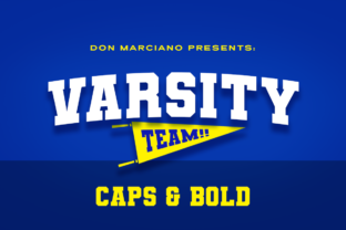 Varsity Team: A Bold Font for Brands That Stand Out